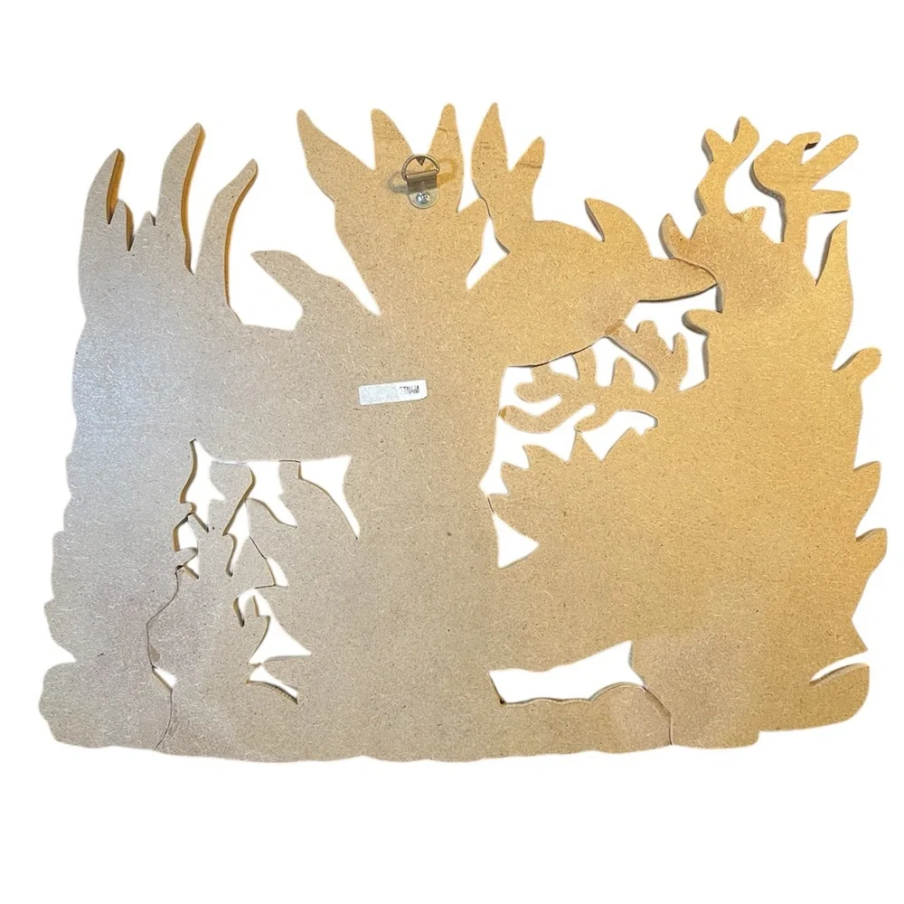 Vintage Fish Wood Carving Leaves Coral Art, Wall Decoration 100% Wood Handcrafte